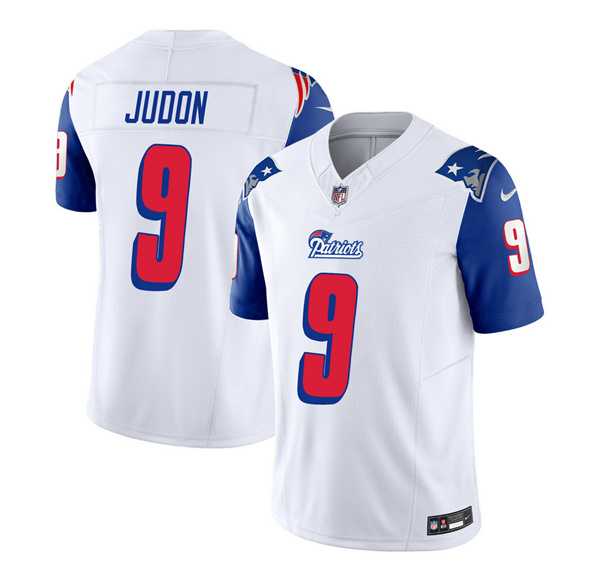 Men & Women & Youth New England Patriots #9 Matthew Judon White Blue 2023 F.U.S.E. Vapor Limited Jersey,We sell and wholesale Men & Women & Youth New England Patriots #9 Matthew Judon White Blue 2023 F.U.S.E. Vapor Limited Jersey on line form chian!
